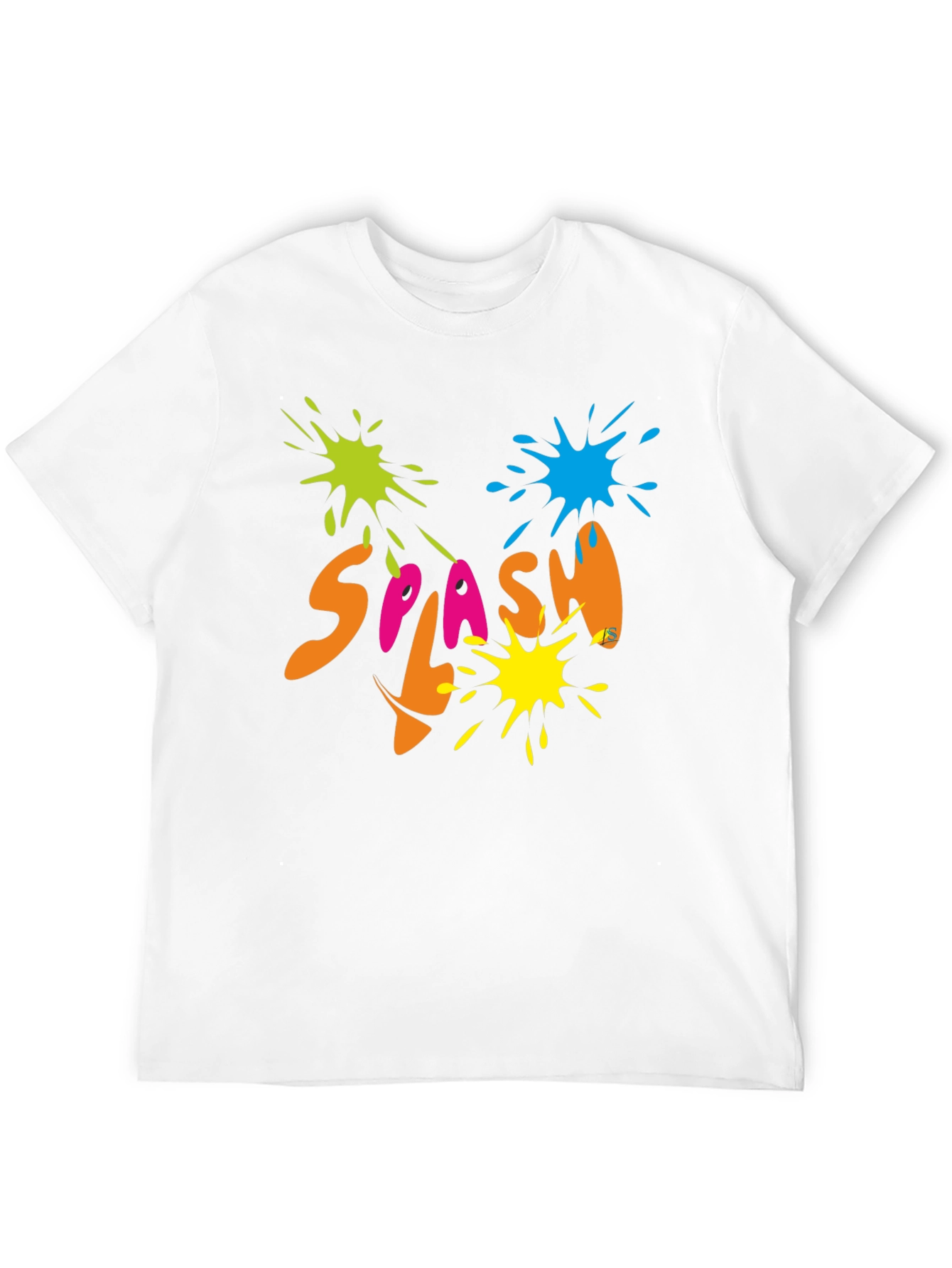 Splash Graphic Black T-Shirt