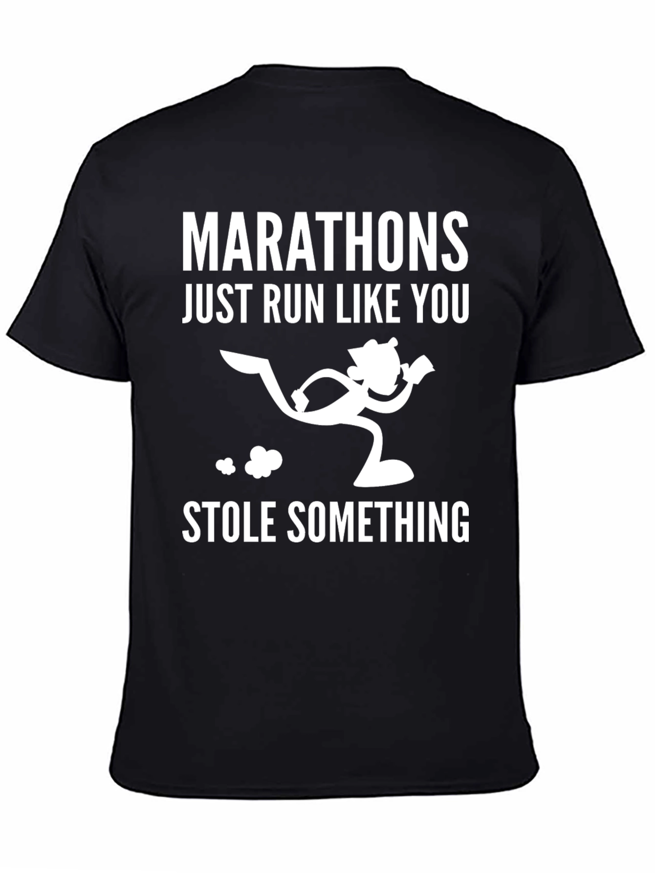 Marathon Running Humor Graphic T-Shirt