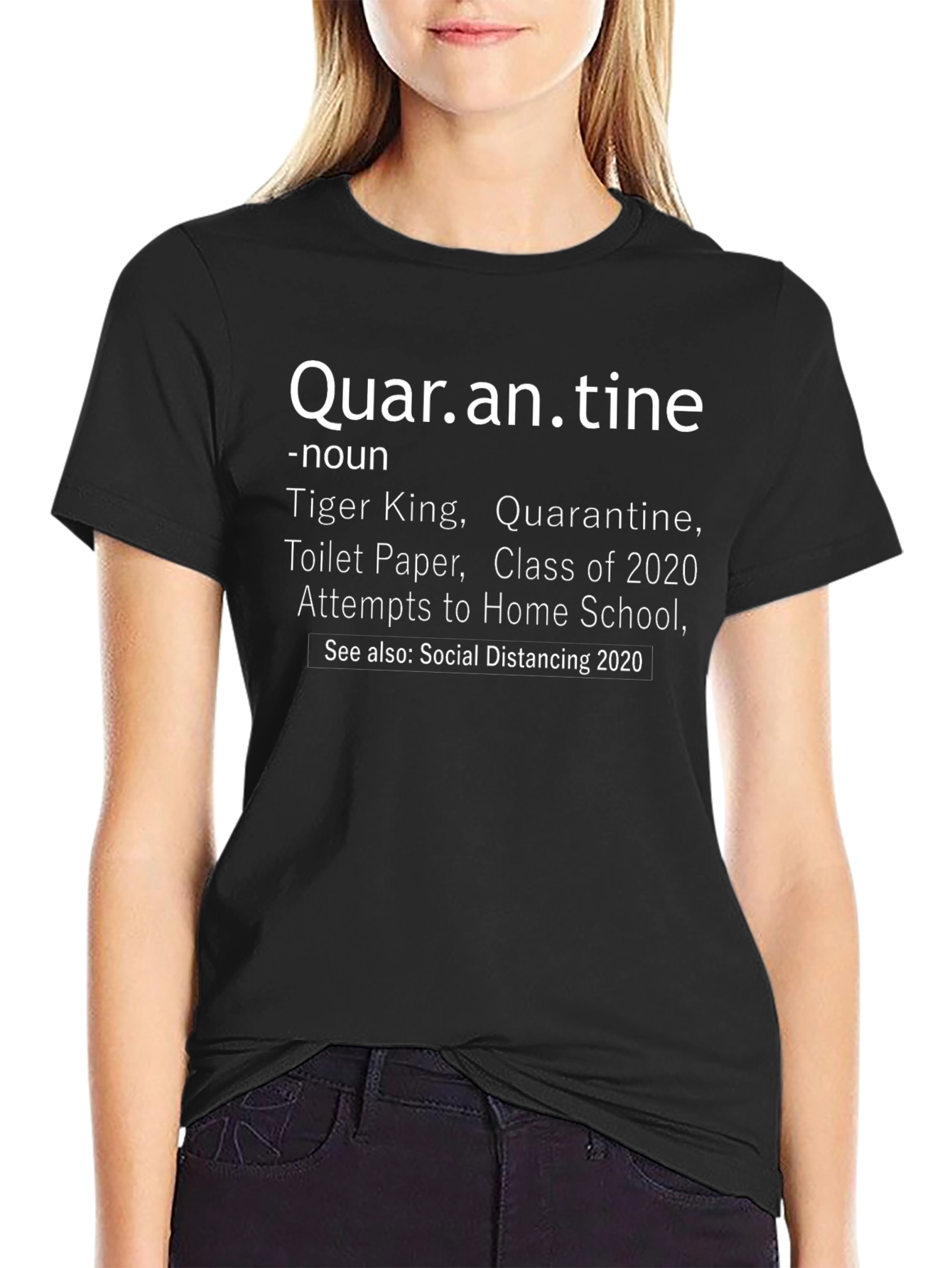 Quarantine Definition T-Shirt - Novelty Graphic Tee