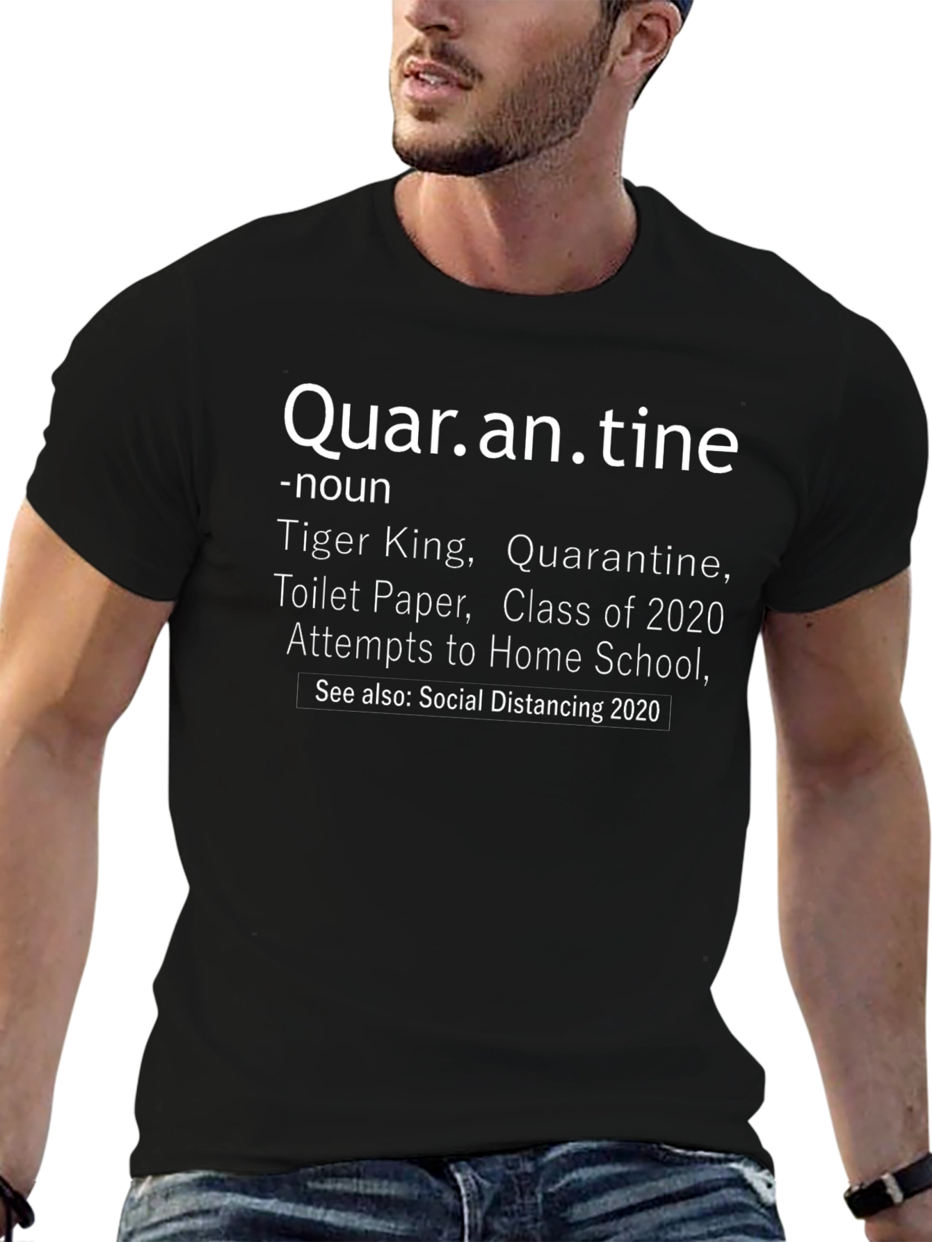 Quarantine Definition T-Shirt - Novelty Graphic Tee