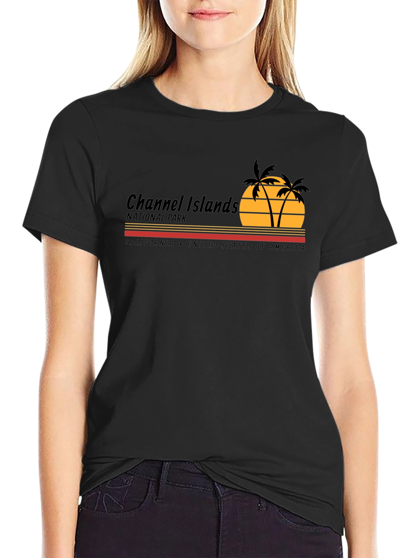 Channel Islands National Park Black Graphic T-Shirt