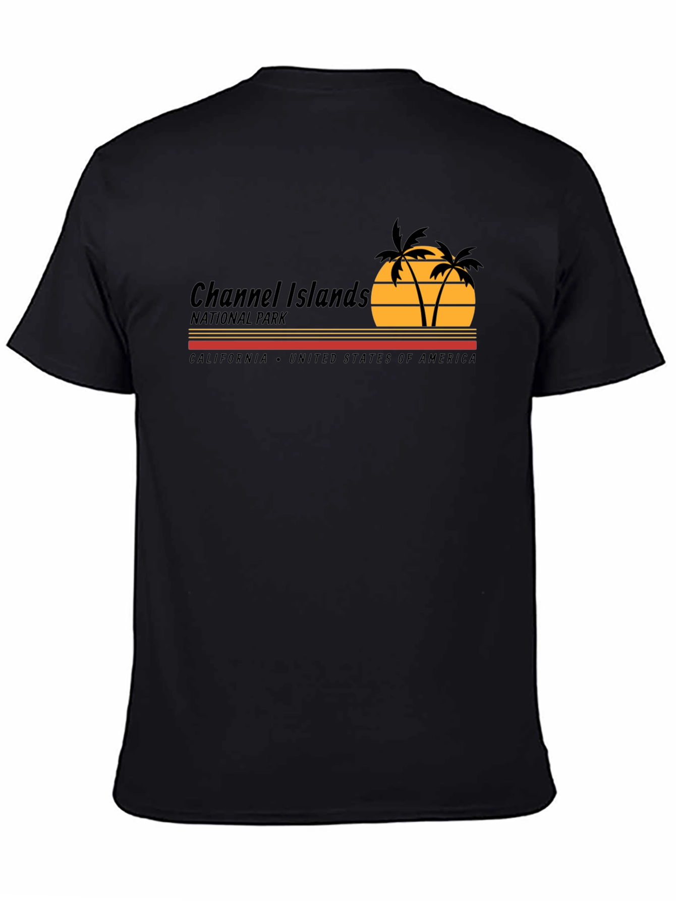 Channel Islands National Park Black Graphic T-Shirt