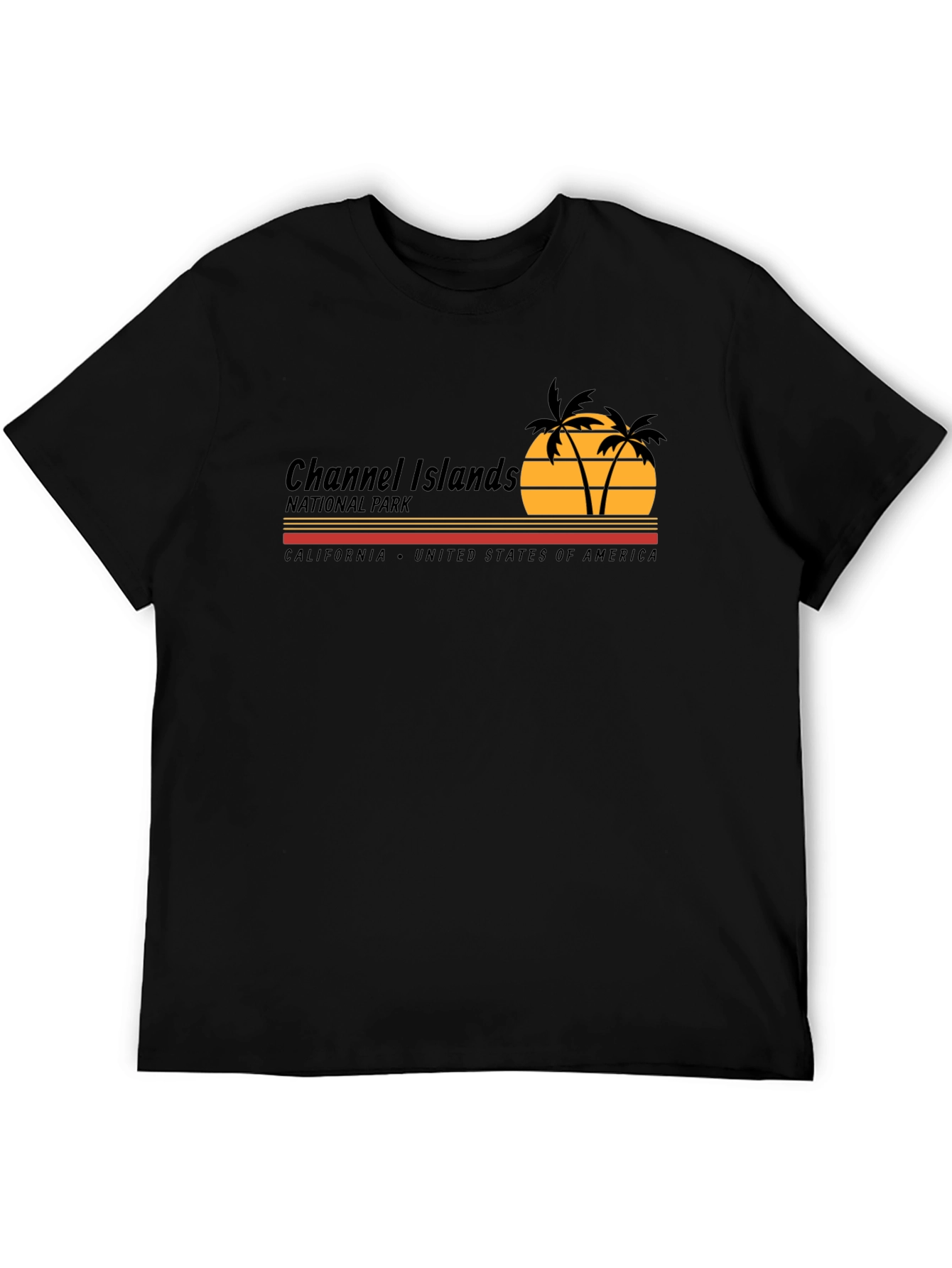 Channel Islands National Park Black Graphic T-Shirt
