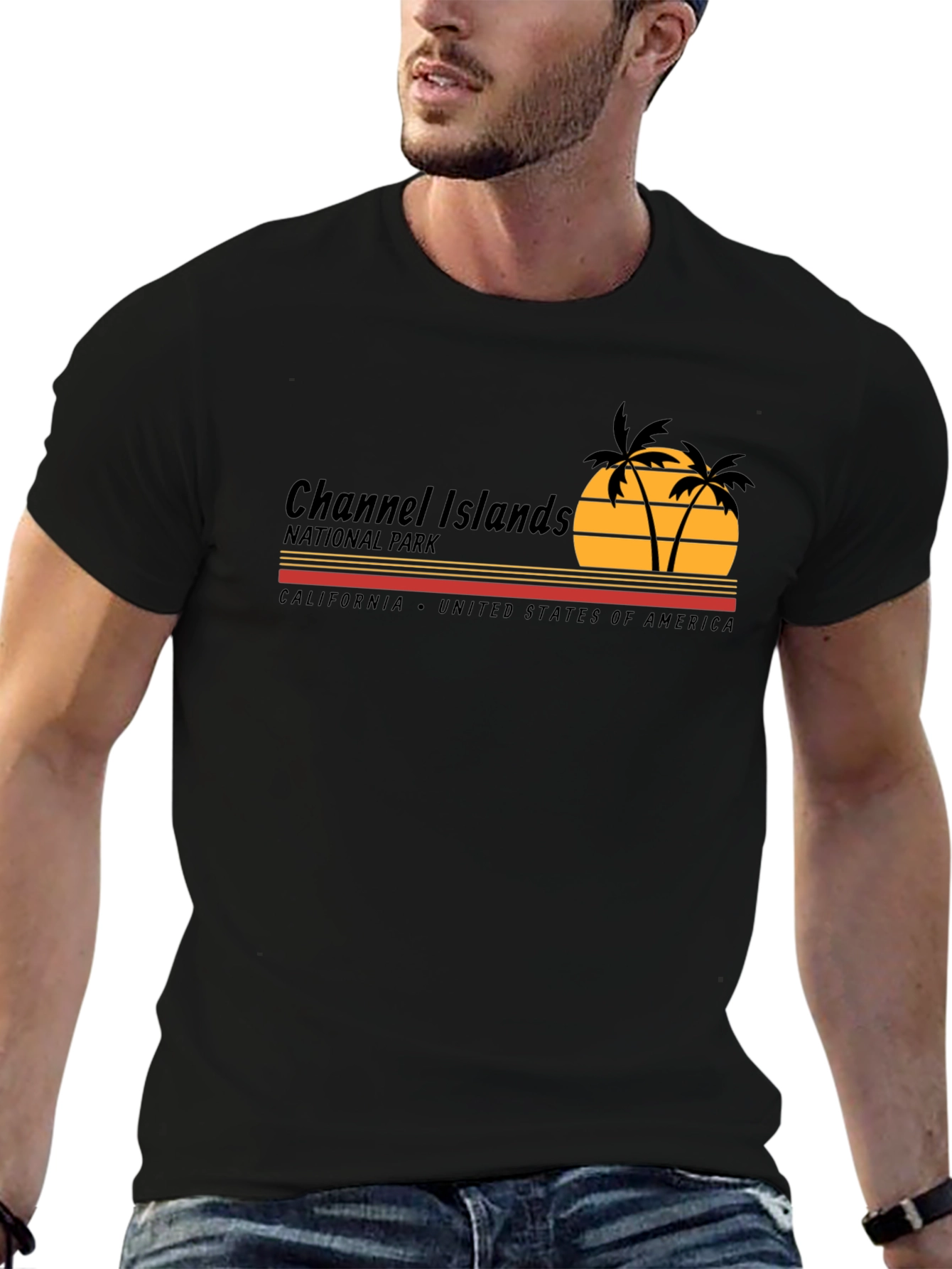 Channel Islands National Park Black Graphic T-Shirt