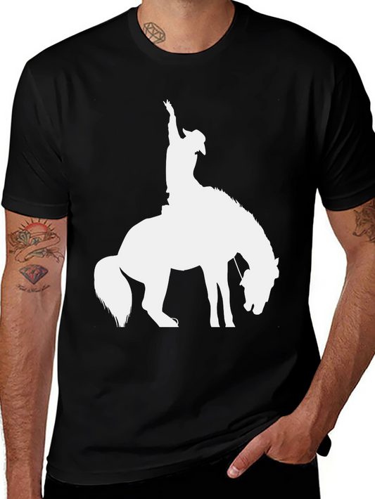 Cowboy Silhouette Graphic T-Shirt