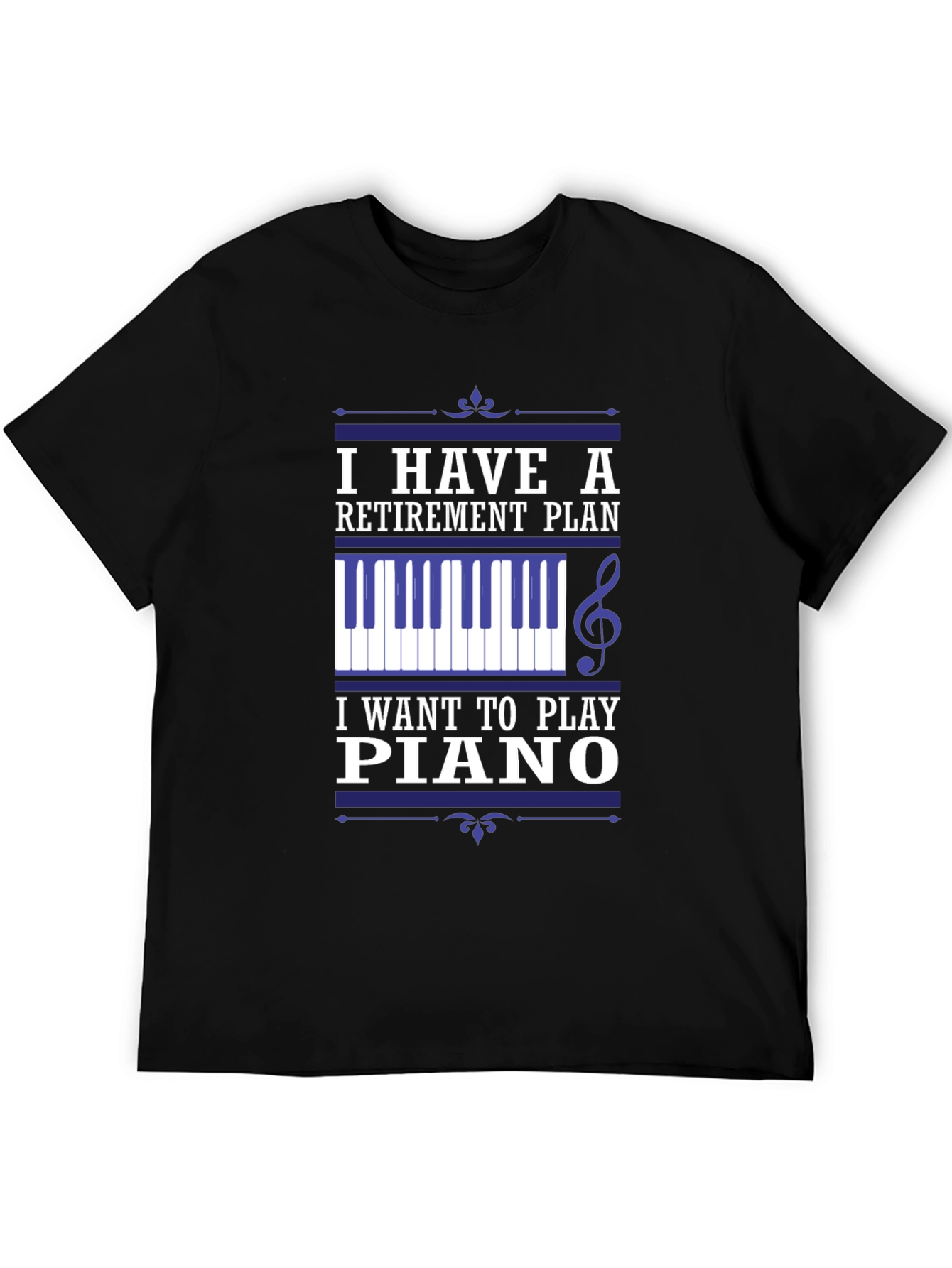 Retirement Plan Piano T-Shirt - Musician Gift