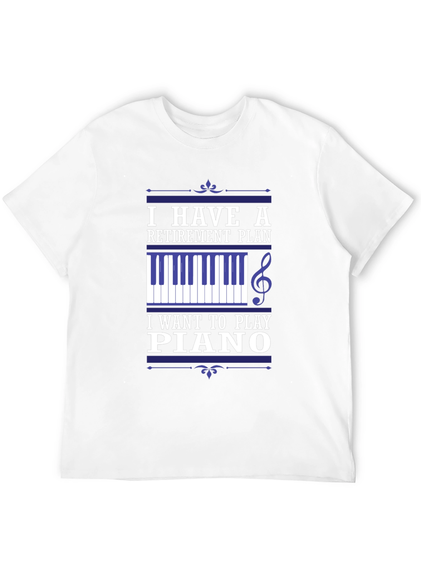 Retirement Plan Piano T-Shirt - Musician Gift