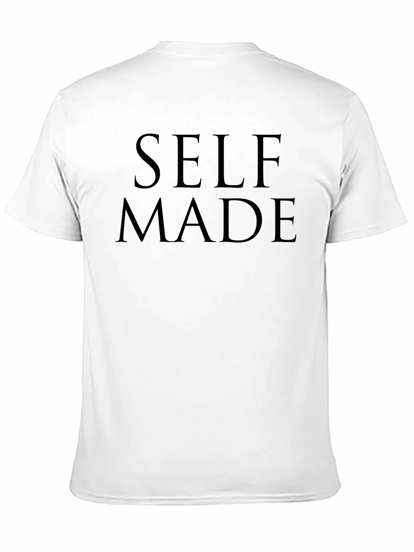 Self Made Black T-Shirt | Soft Fabric