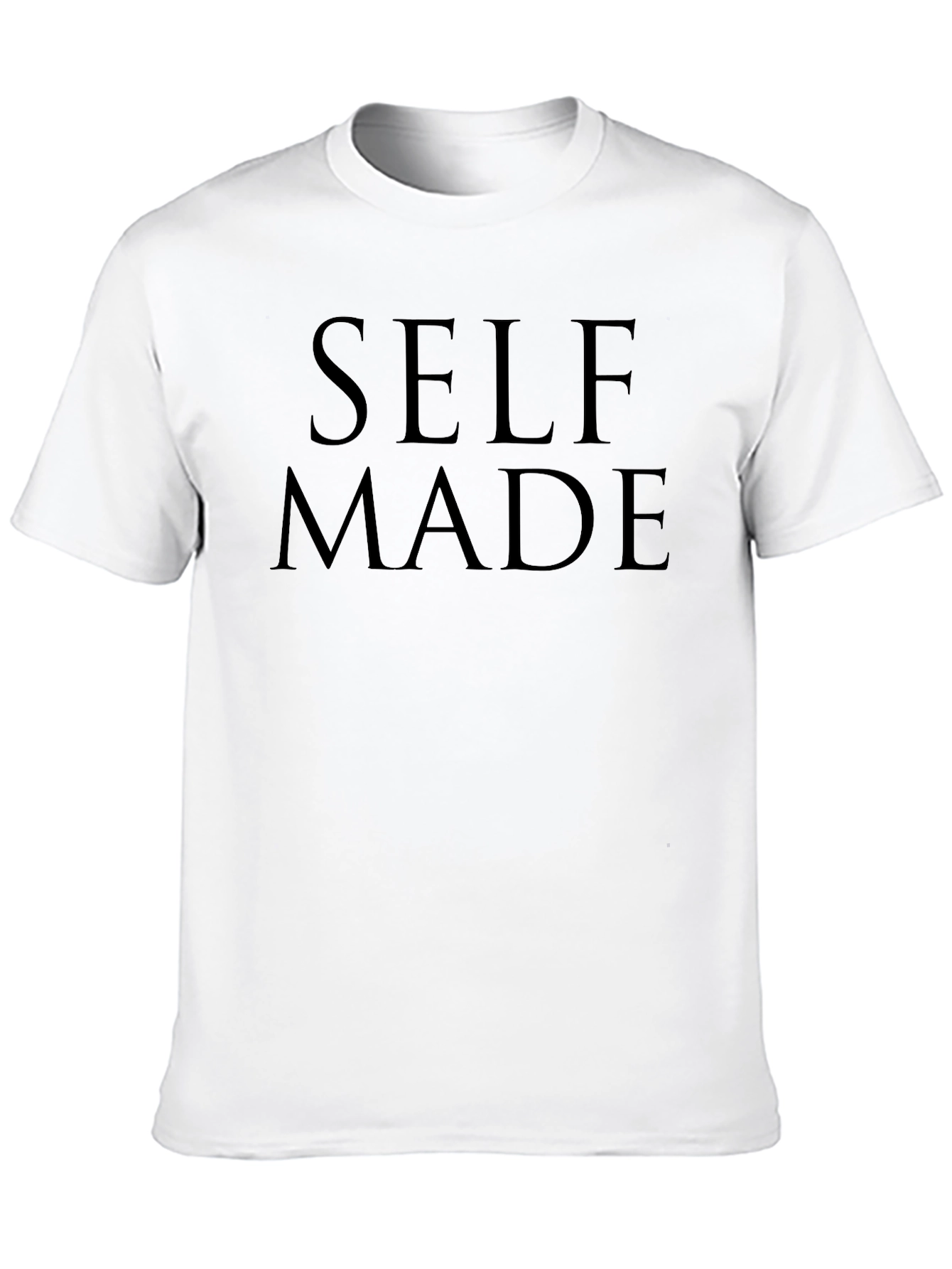Self Made Black T-Shirt | Soft Fabric