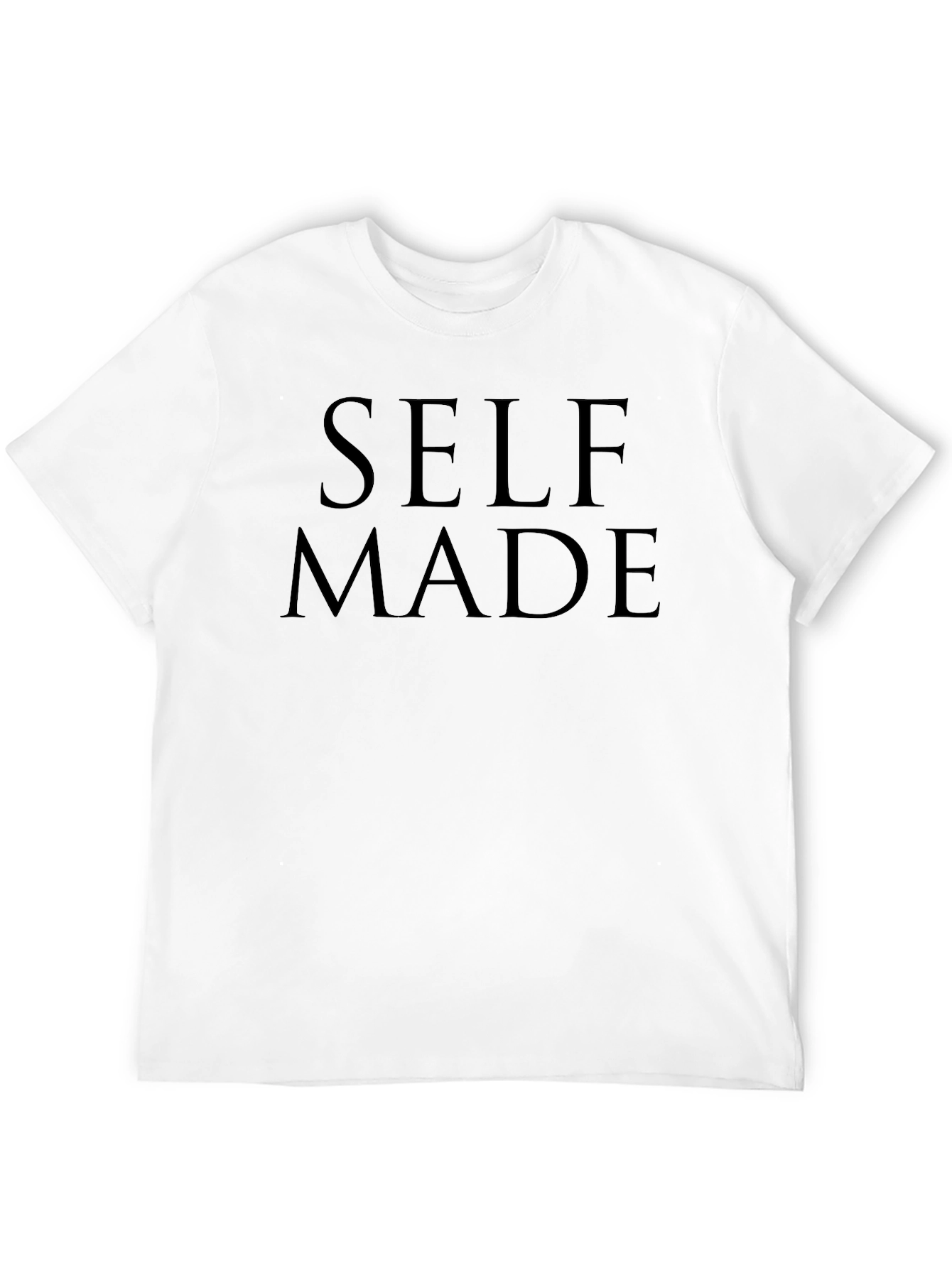 Self Made Black T-Shirt | Soft Fabric