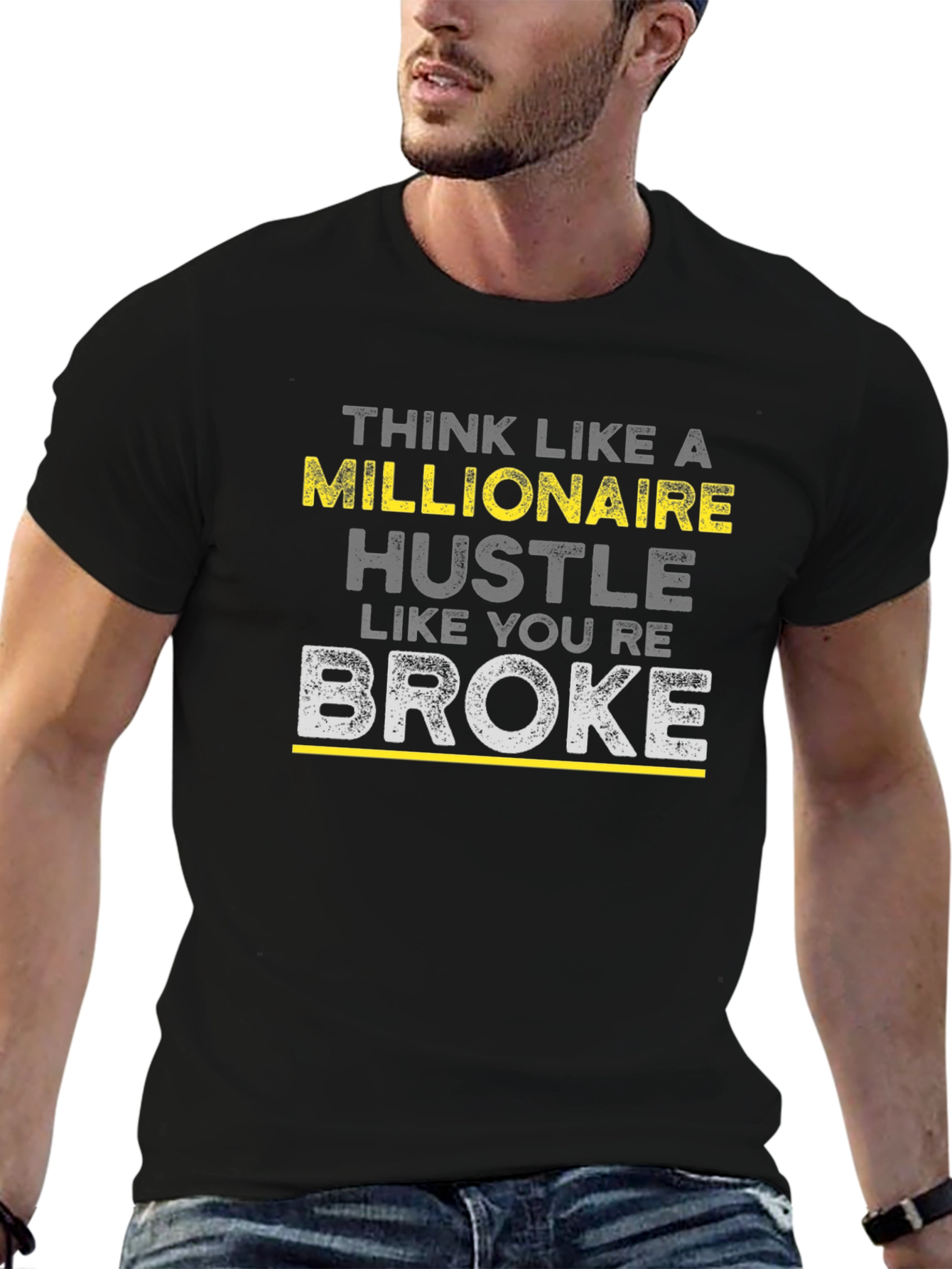 Think Like a Millionaire Hustle T-Shirt