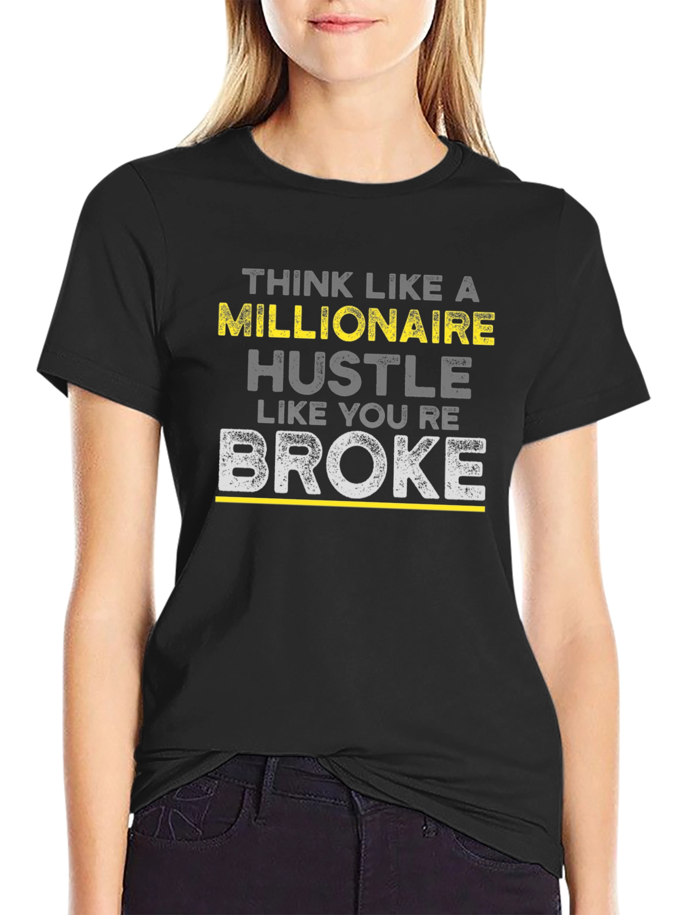 Think Like a Millionaire Hustle T-Shirt