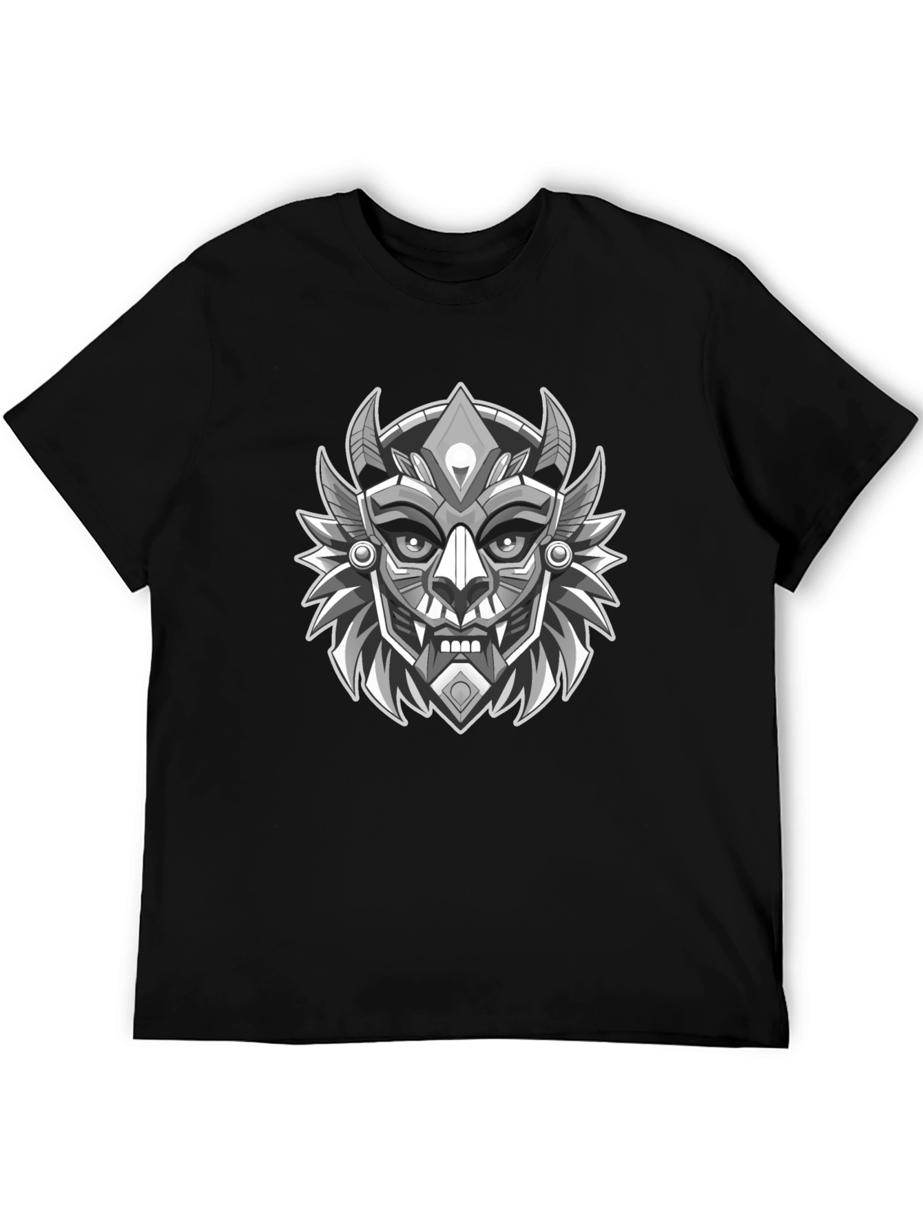 Cyberpunk Samurai Graphic Tee - Unique Black T-Shirt