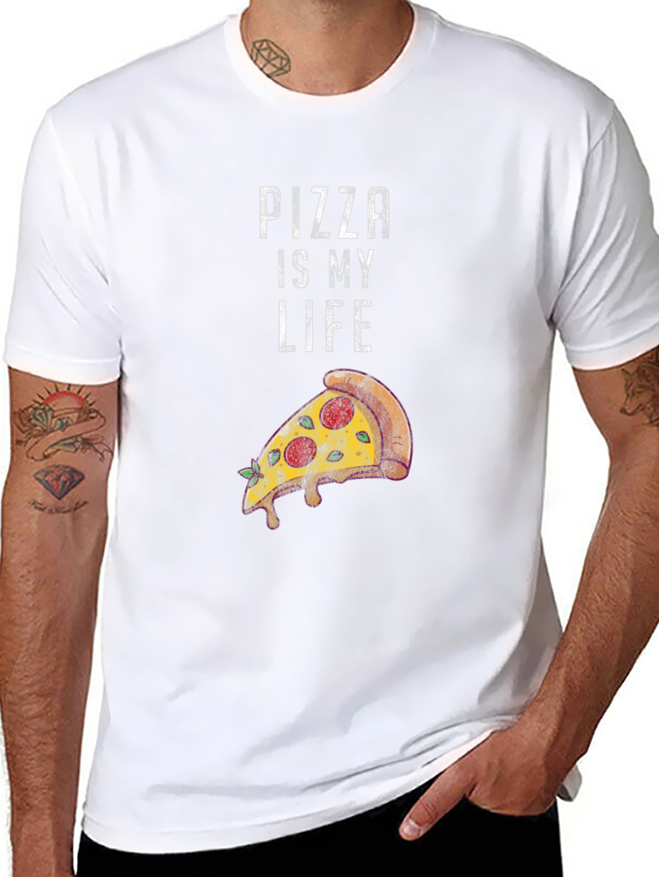 Pizza Is My Life Graphic Tee