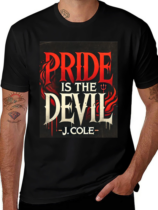 Pride is the Devil J. Cole Black T-Shirt