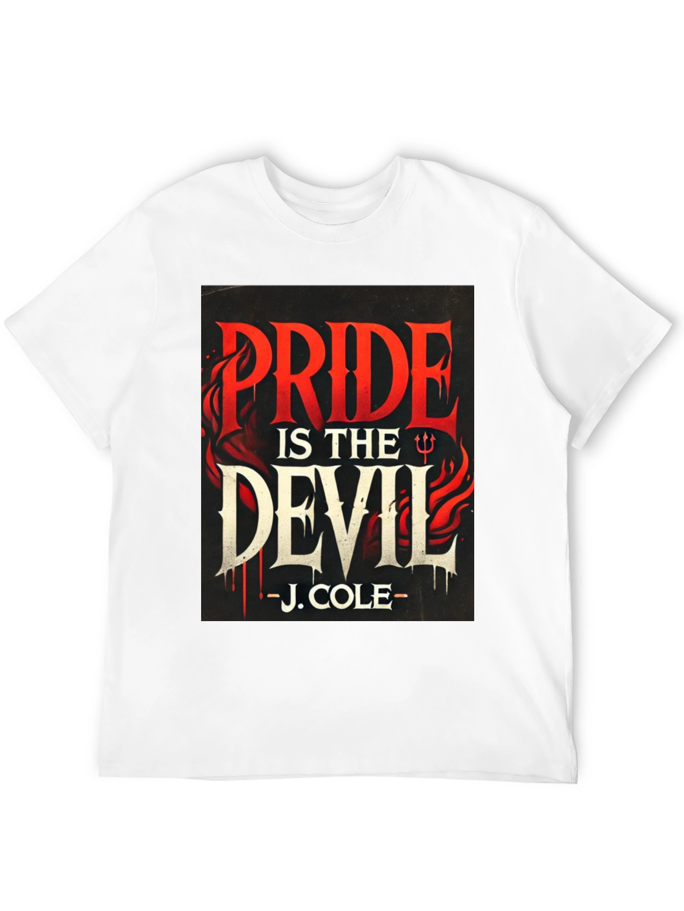 Pride is the Devil J. Cole Black T-Shirt