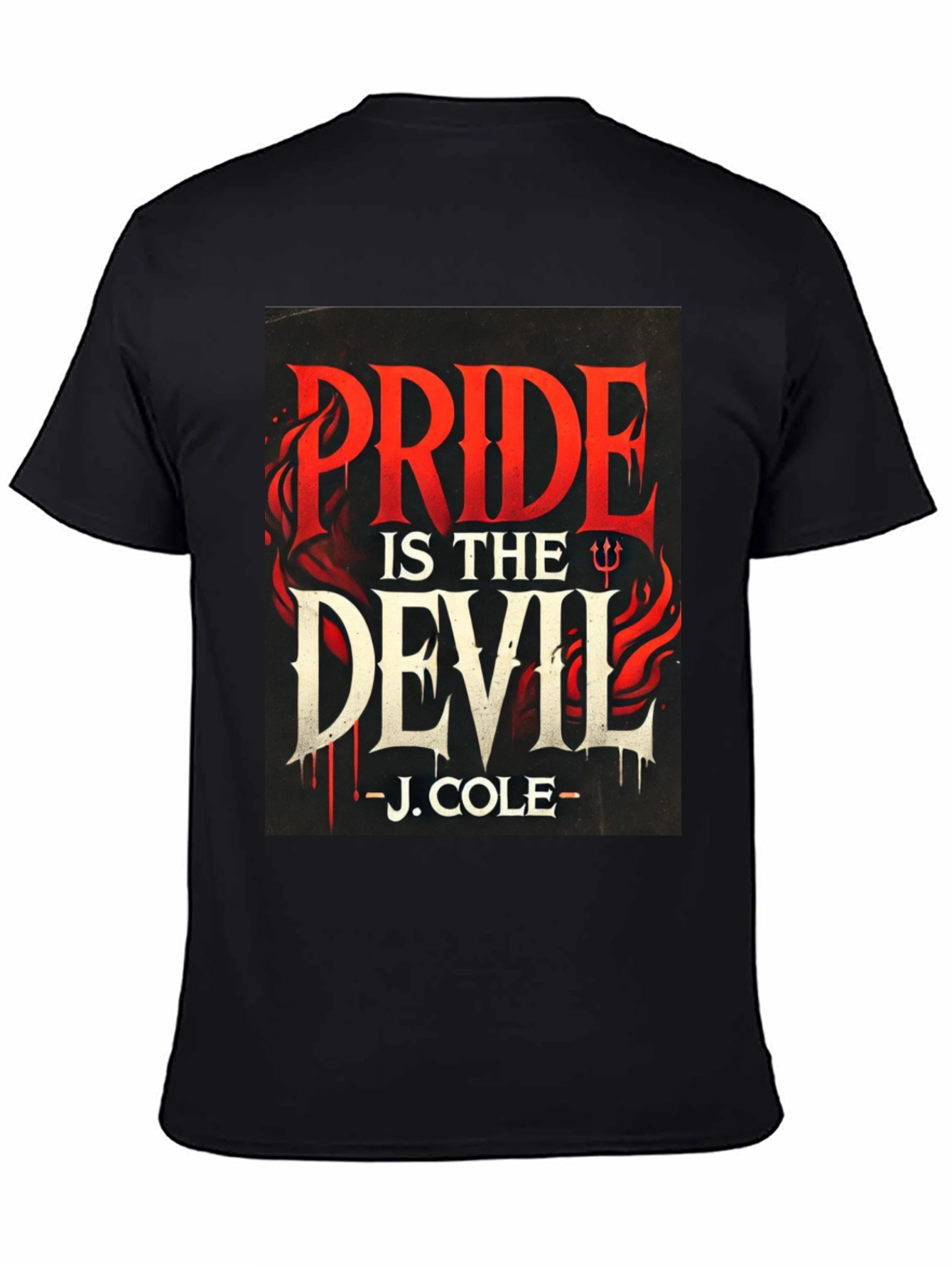 Pride is the Devil J. Cole Black T-Shirt