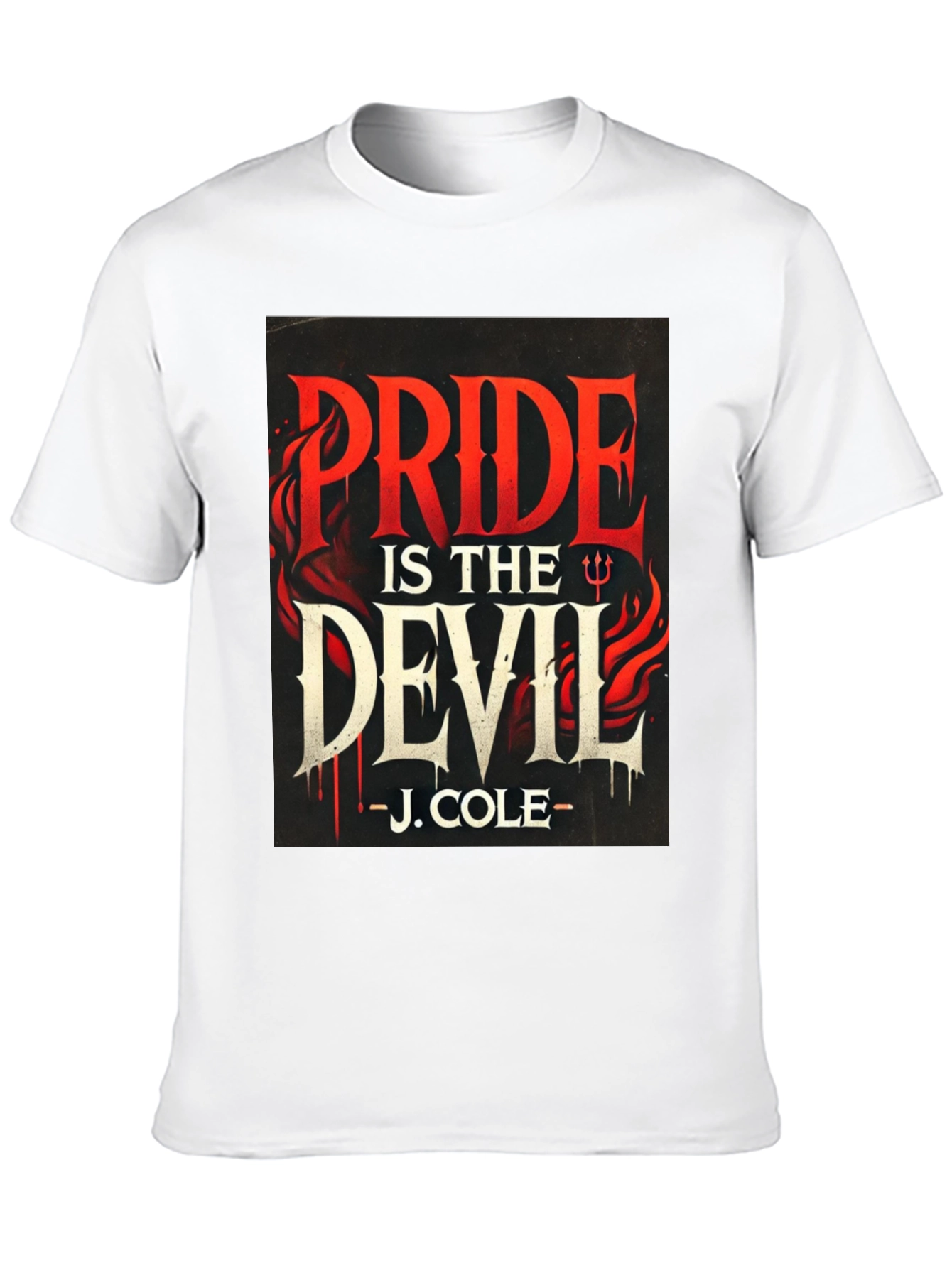 Pride is the Devil J. Cole Black T-Shirt