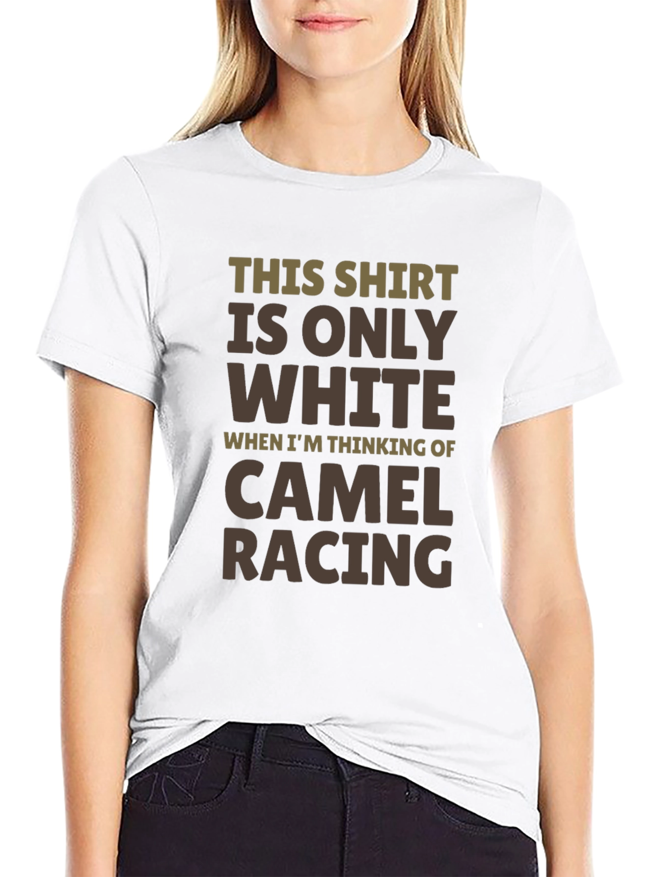 Camel Racing Humor T-Shirt