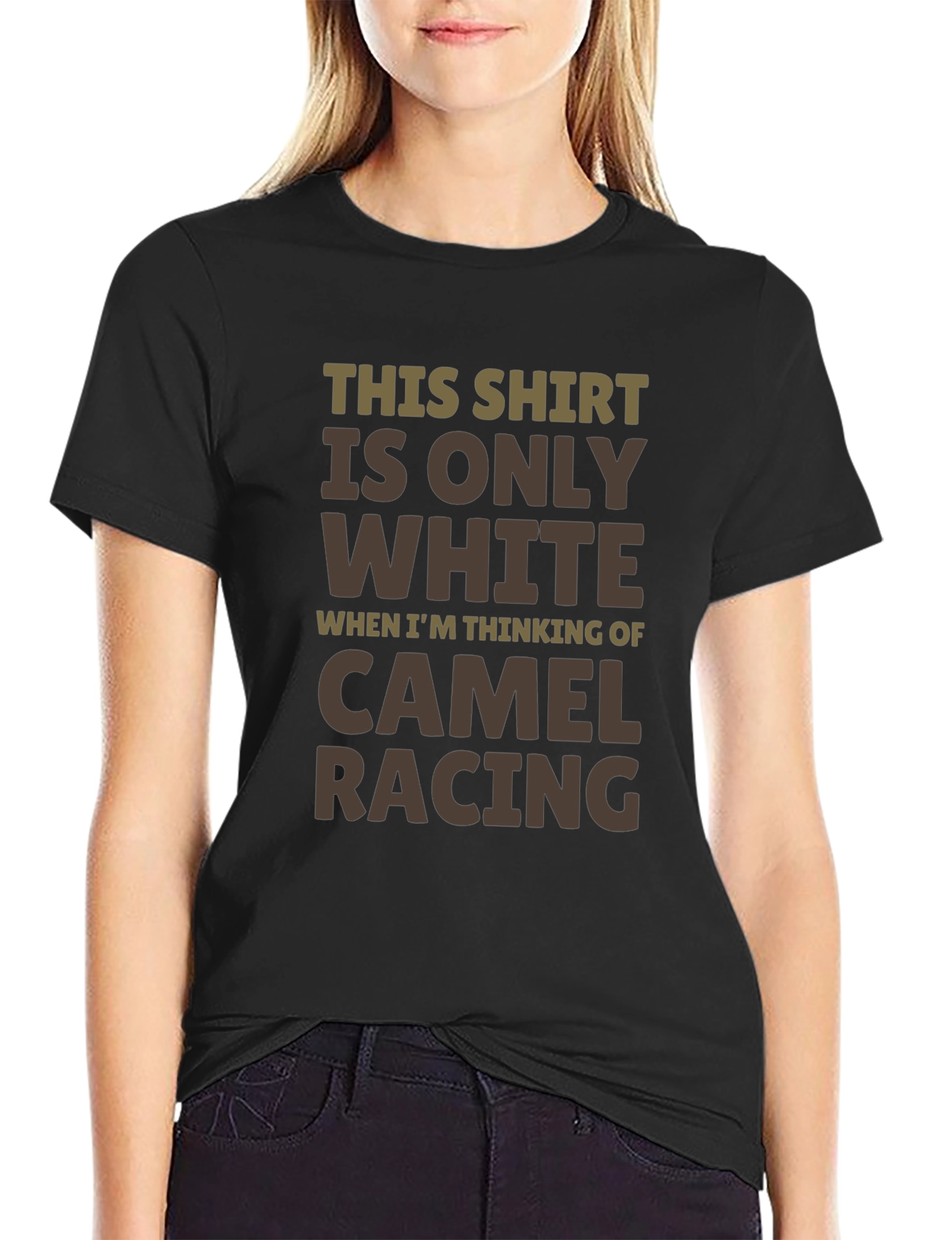 Camel Racing Humor T-Shirt