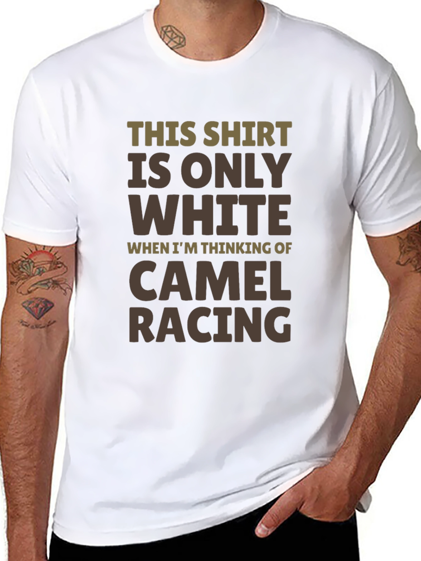 Camel Racing Humor T-Shirt
