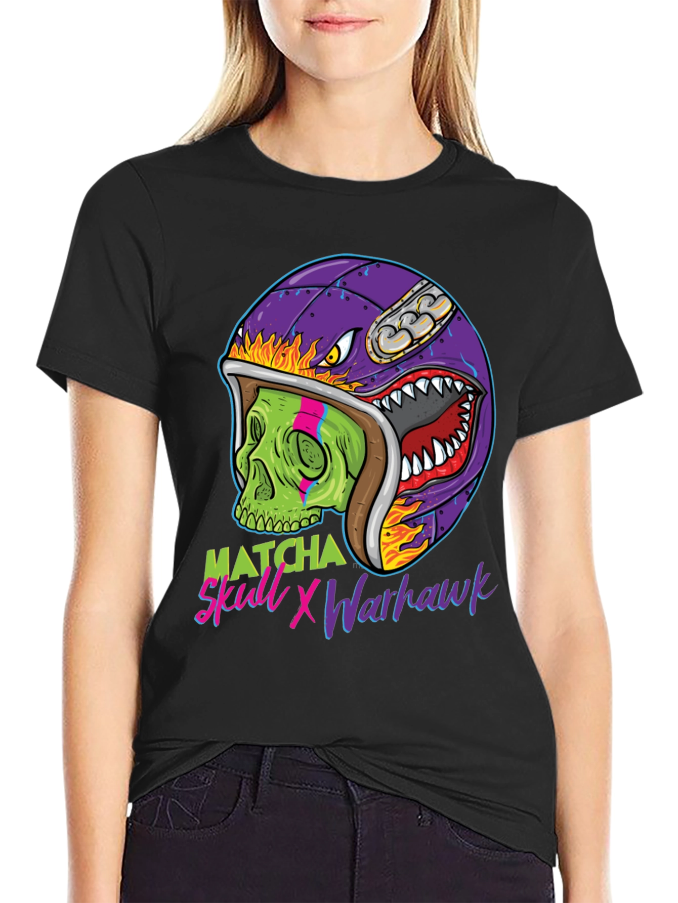 Matcha Skull X Warhawk Graphic Tee
