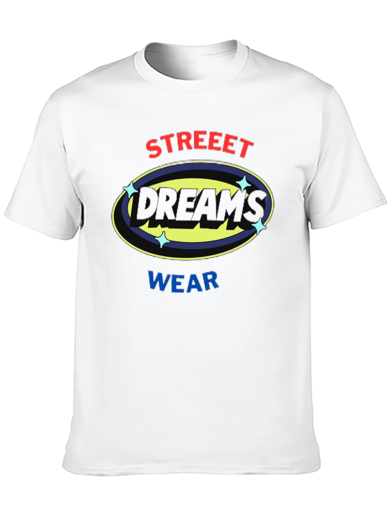 Street Dreams Wear Black Graphic Tee
