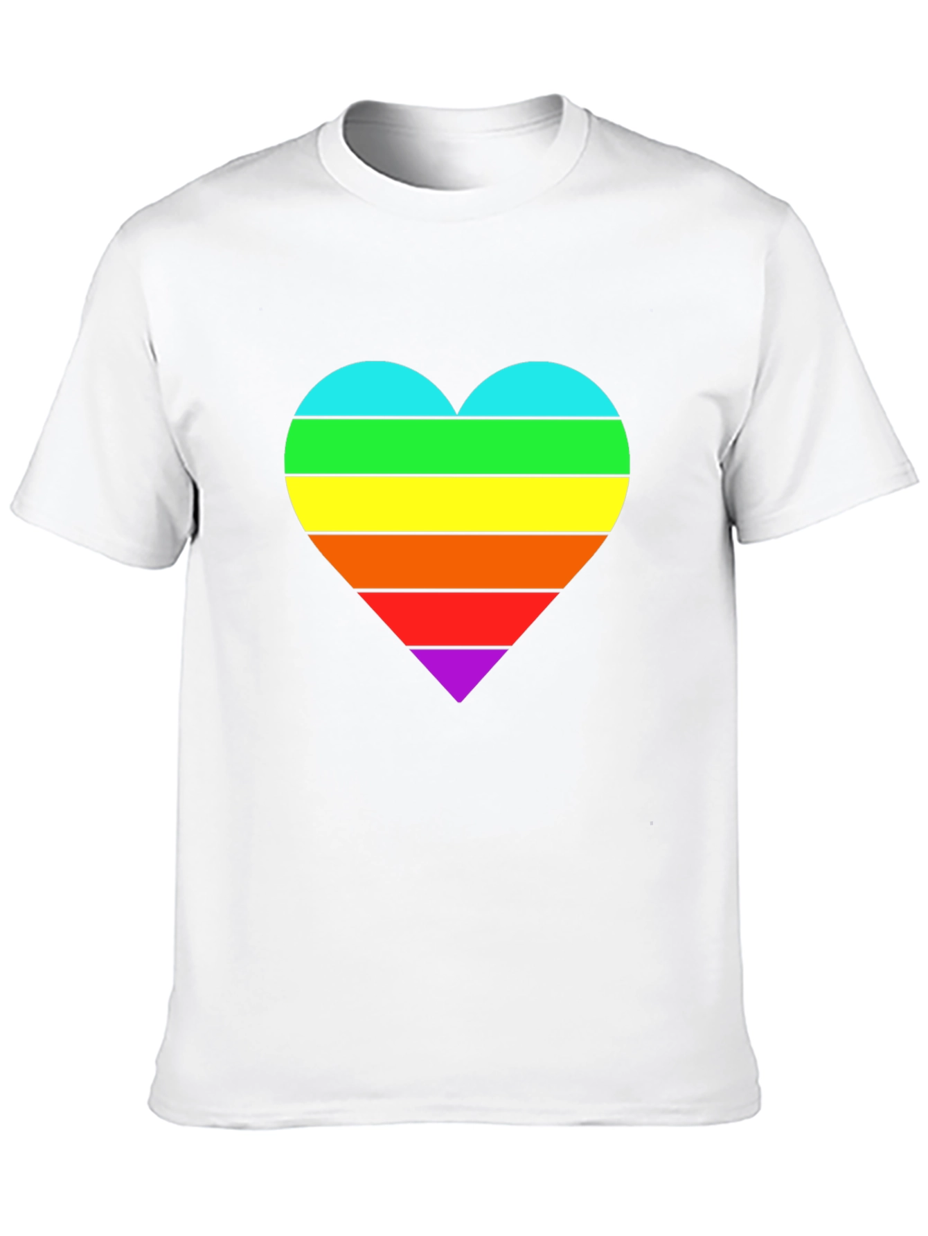 Rainbow Heart Pride T-Shirt