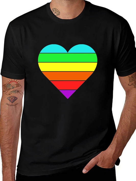 Rainbow Heart Pride T-Shirt