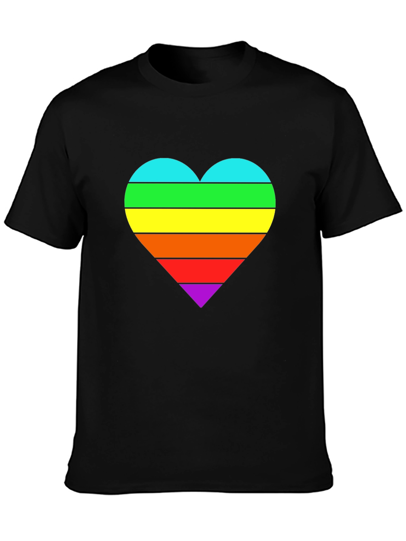Rainbow Heart Pride T-Shirt
