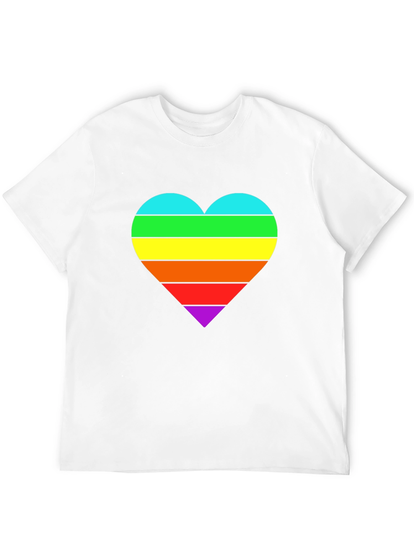 Rainbow Heart Pride T-Shirt