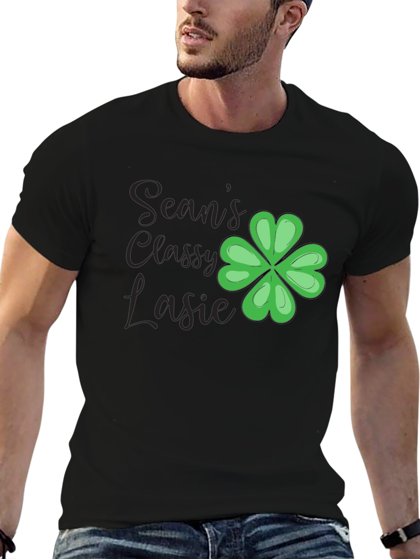 Seans Classy Lassie Shamrock T-Shirt
