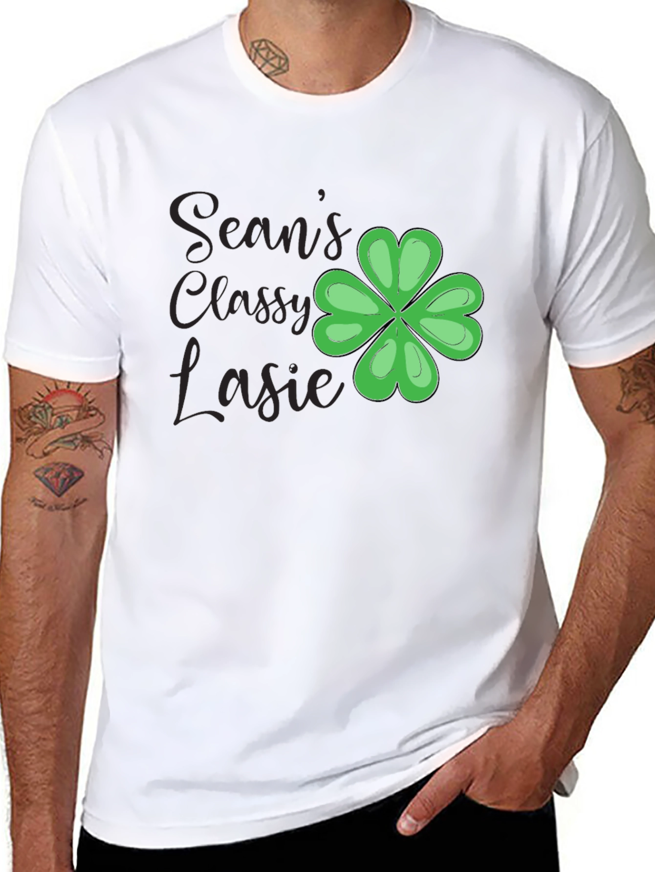 Seans Classy Lassie Shamrock T-Shirt