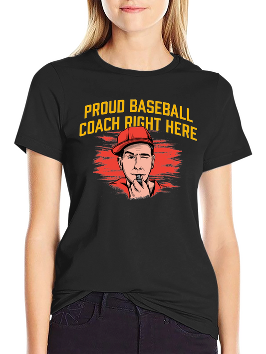 Proud Baseball Coach Graphic Tee