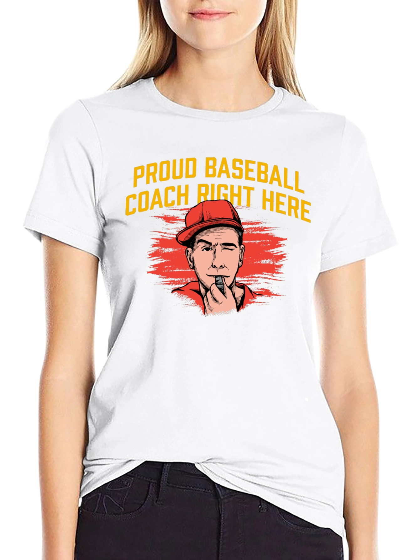 Proud Baseball Coach Graphic Tee