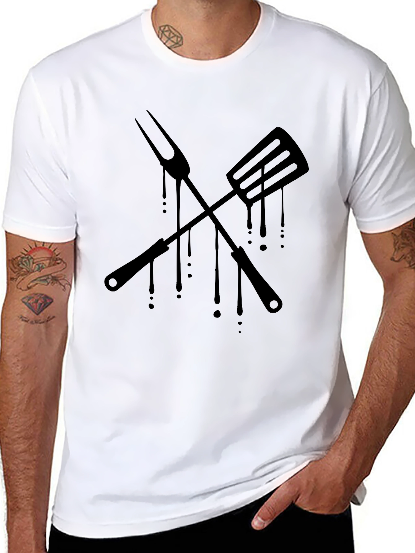 BBQ Tool Graphic Tee - Grill Master T-Shirt