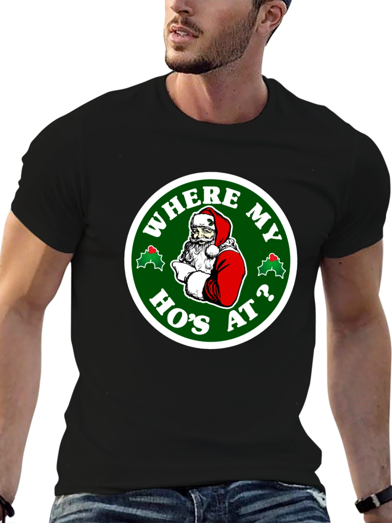Humorous Christmas Santa T-Shirt