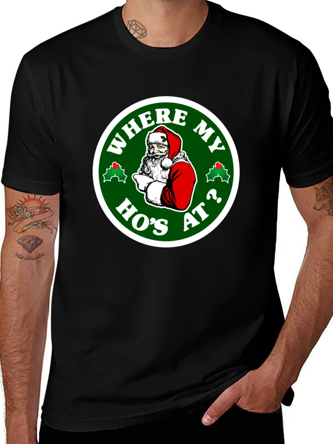 Humorous Christmas Santa T-Shirt