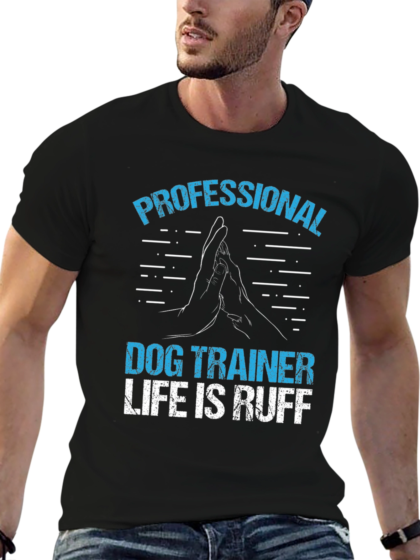 Professional Dog Trainer T-Shirt - Life is Ruff!