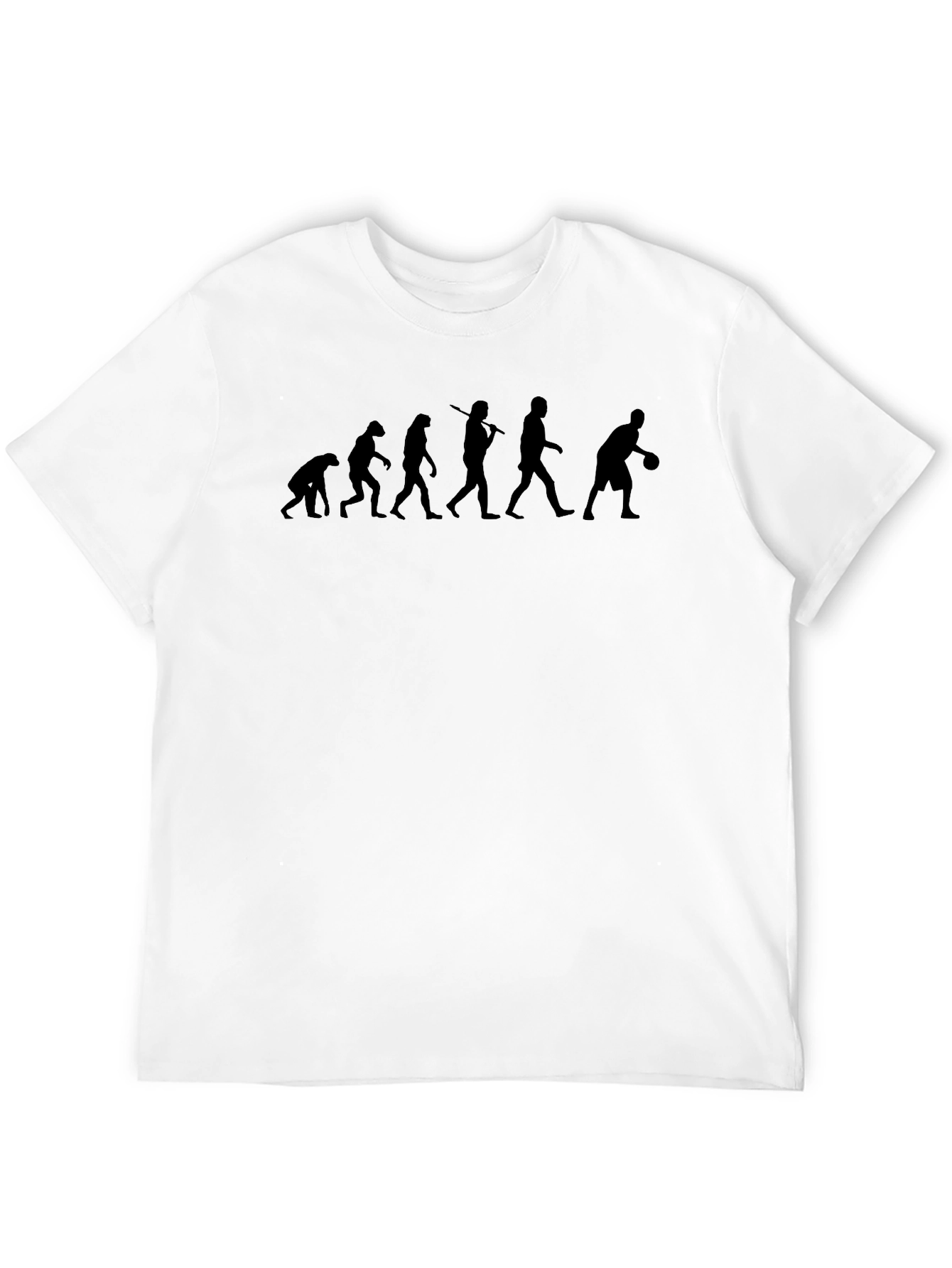 Evolution of Basketball T-Shirt - Black Graphic Tee