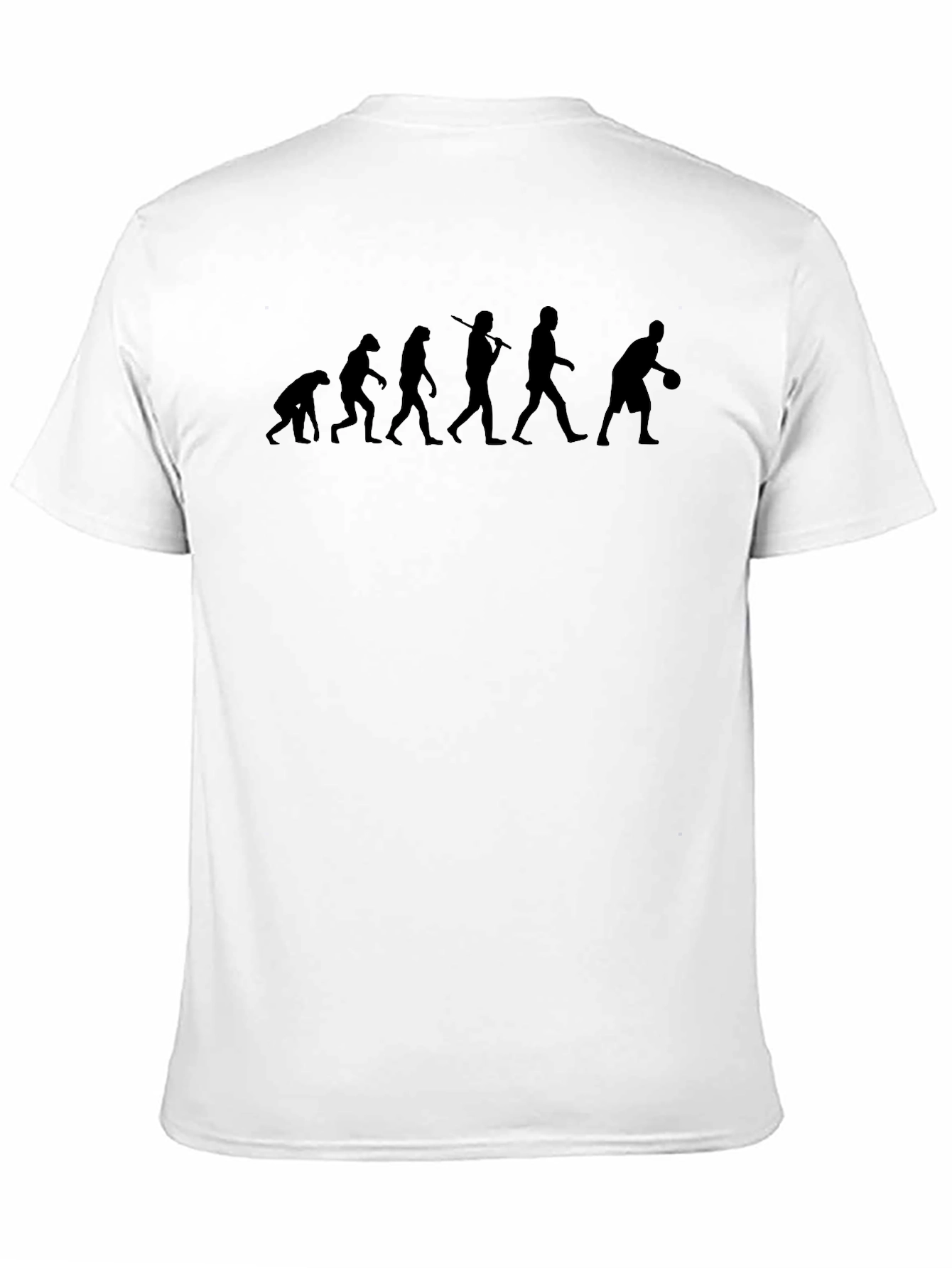 Evolution of Basketball T-Shirt - Black Graphic Tee
