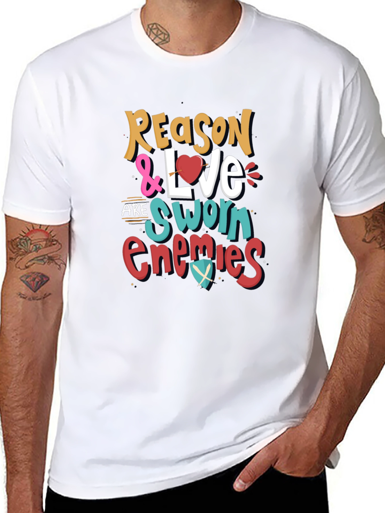 Reason & Love Sworn Enemies Graphic Tee