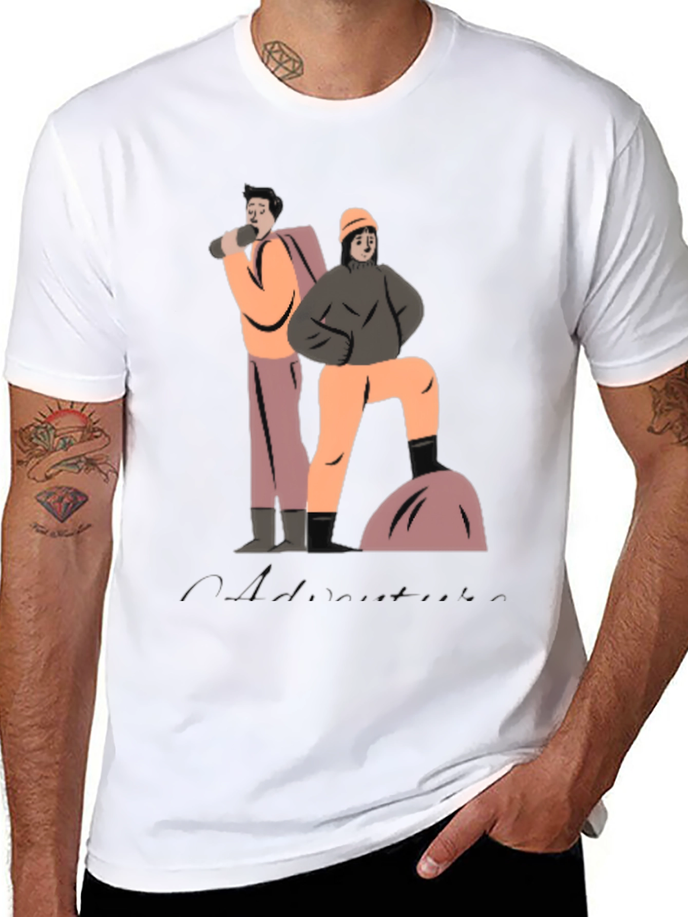 Adventure Graphic Tee - Soft Cotton Blend