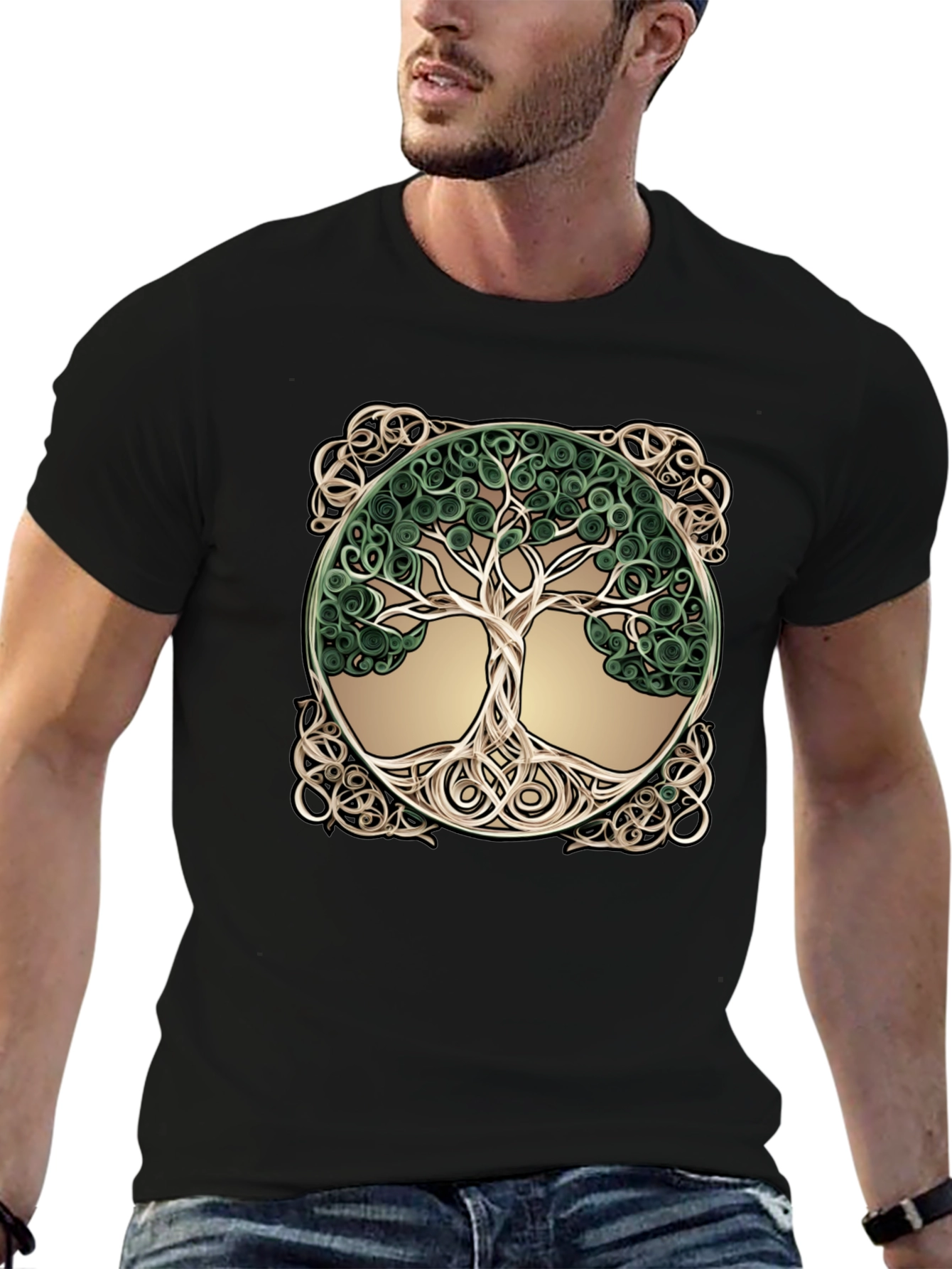 Celtic Tree of Life Graphic T-Shirt
