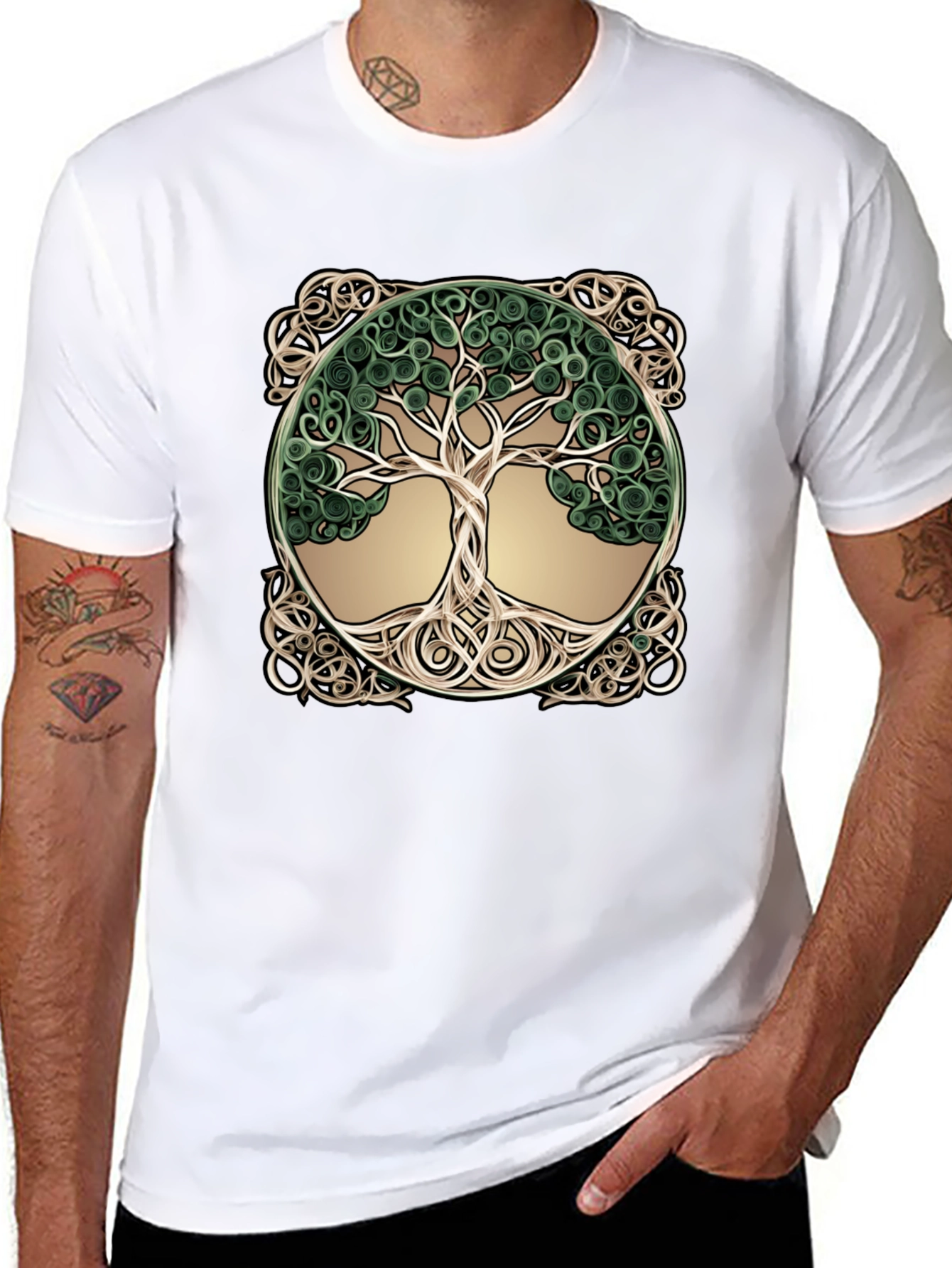 Celtic Tree of Life Graphic T-Shirt