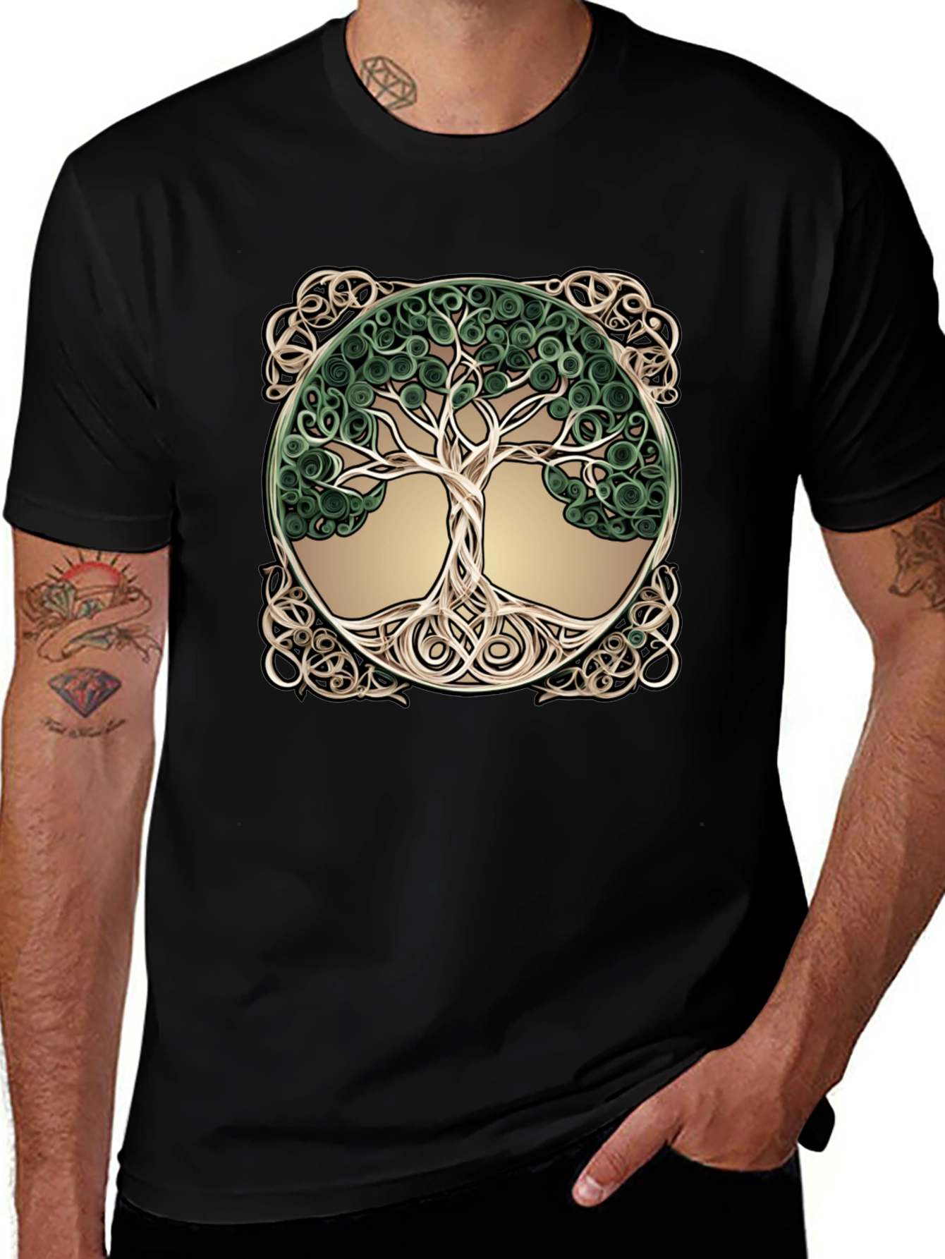Celtic Tree of Life Graphic T-Shirt