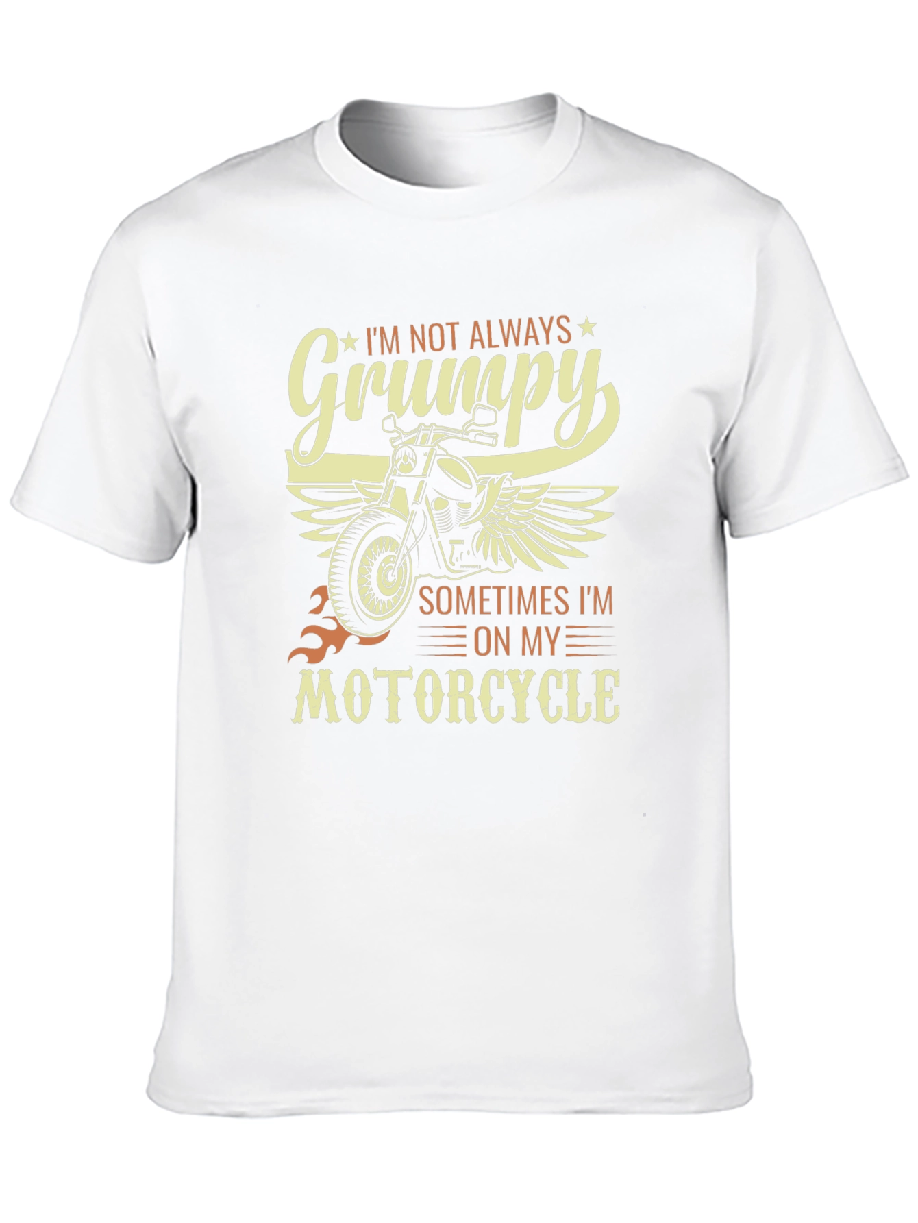Grumpy Motorcycle T-Shirt - Biker Tee