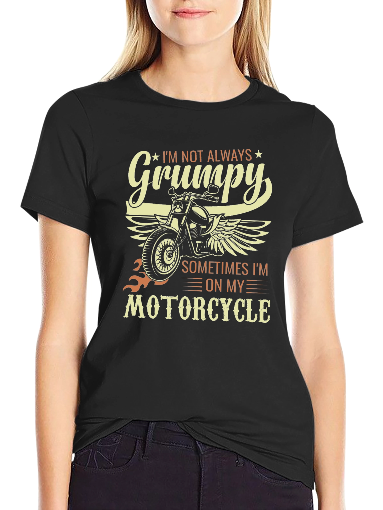 Grumpy Motorcycle T-Shirt - Biker Tee