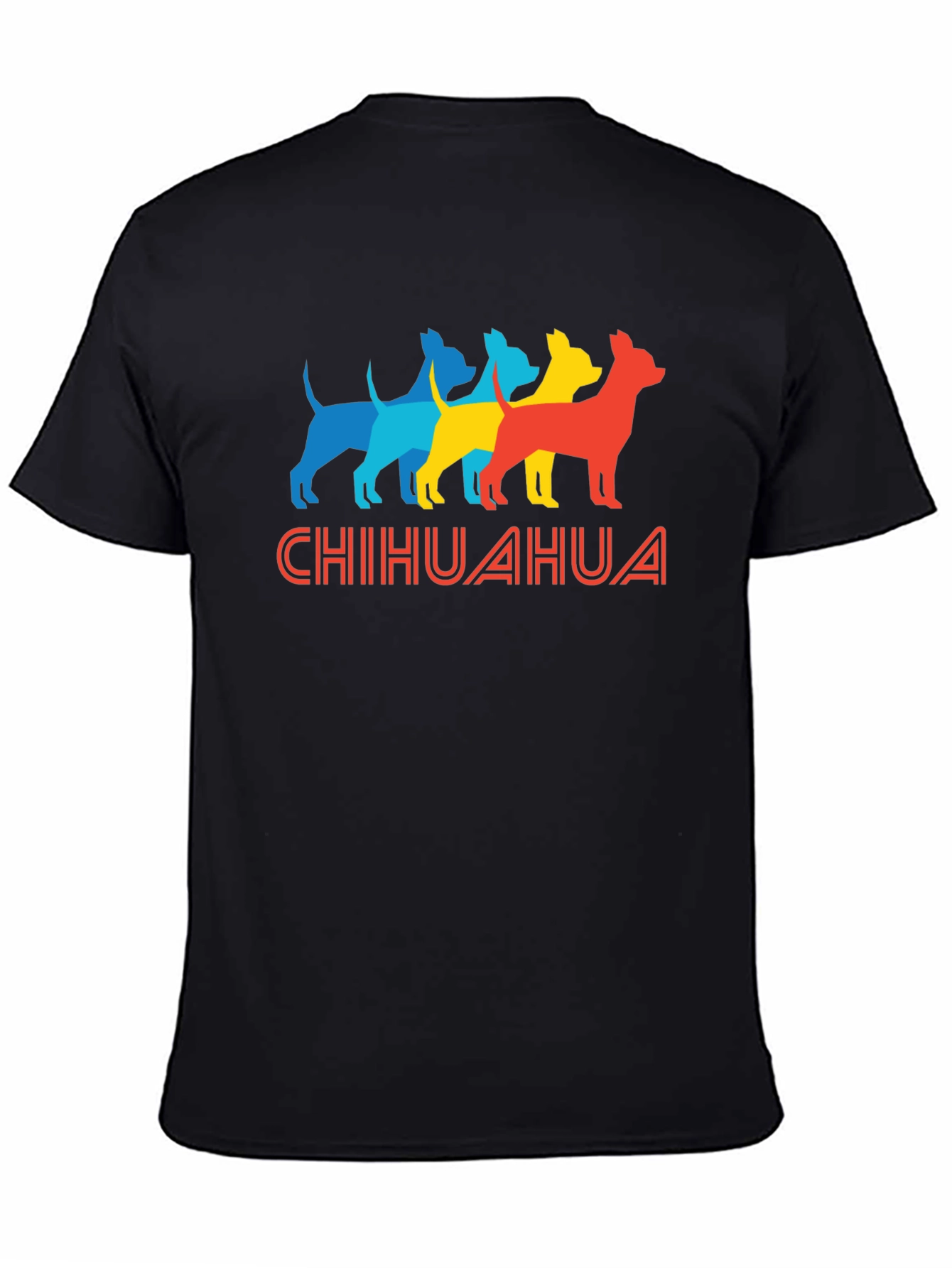 Chihuahua Dog Silhouette Graphic Tee - Unique Design