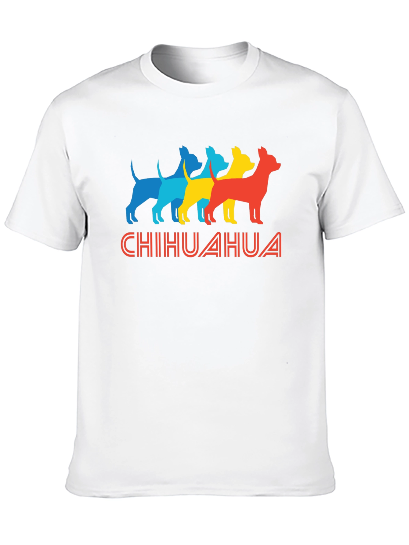 Chihuahua Dog Silhouette Graphic Tee - Unique Design